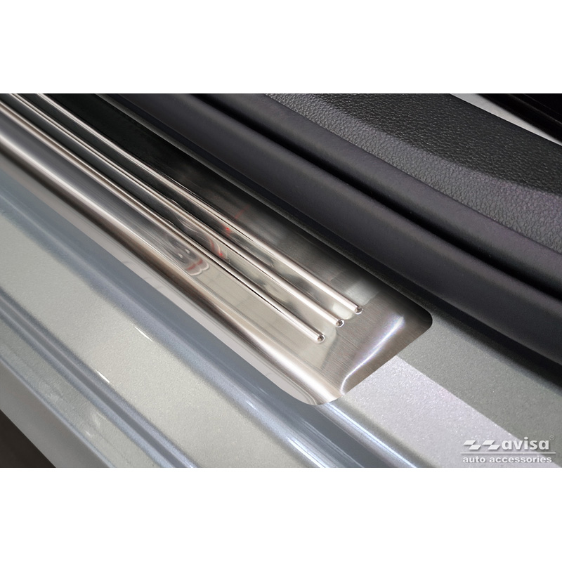 RVS Instaplijsten  Skoda Fabia IV Hatchback 2021- 'Lines' - 4-delig
