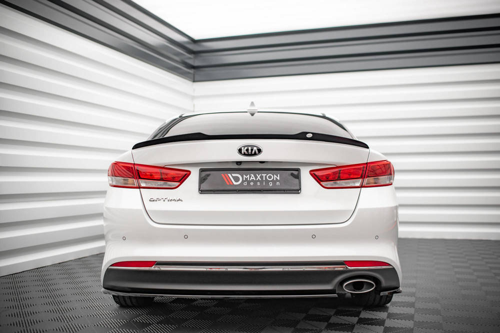 Spoiler Kia Optima Mk4 Maxton glans zwart