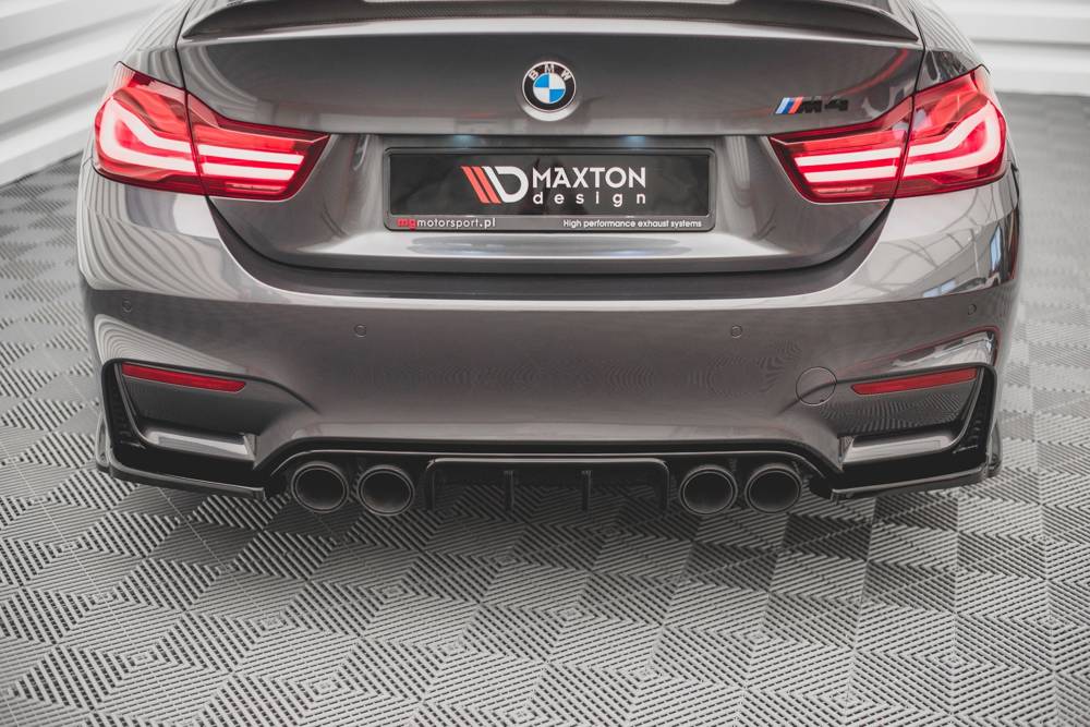 Zijdiffusers V.2 BMW M4 F82 Maxton Glans Zwart