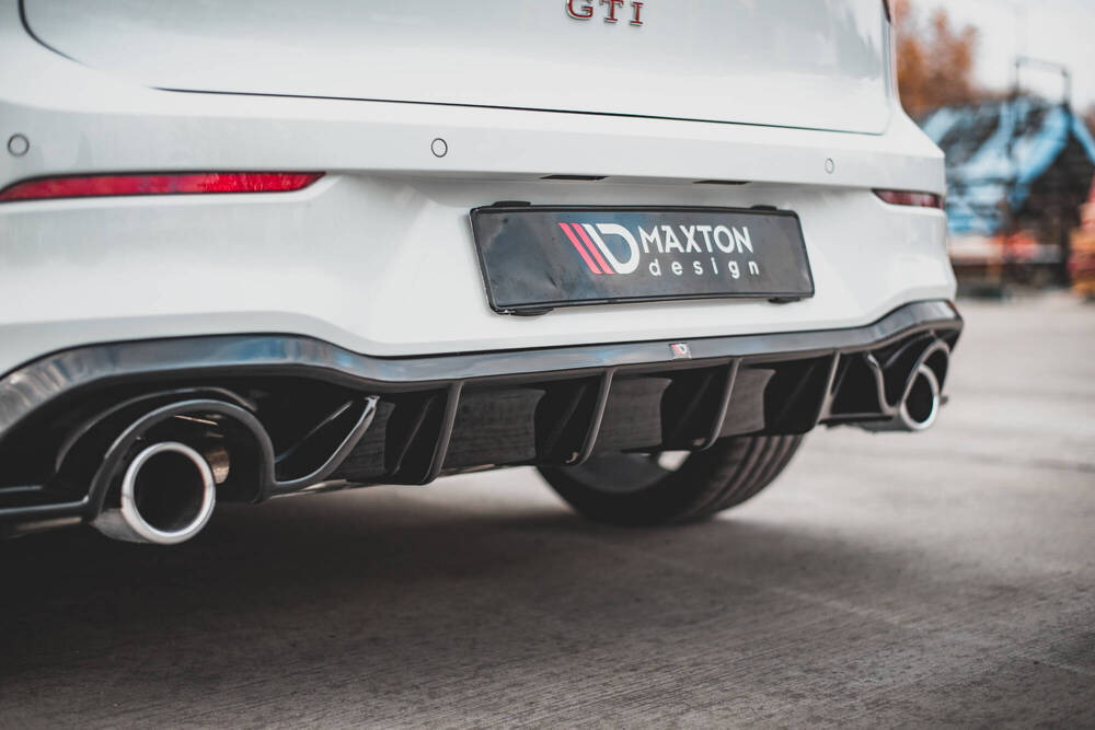 Diffuser V.1 Volkswagen Golf 8 GTI Maxton Glans Zwart