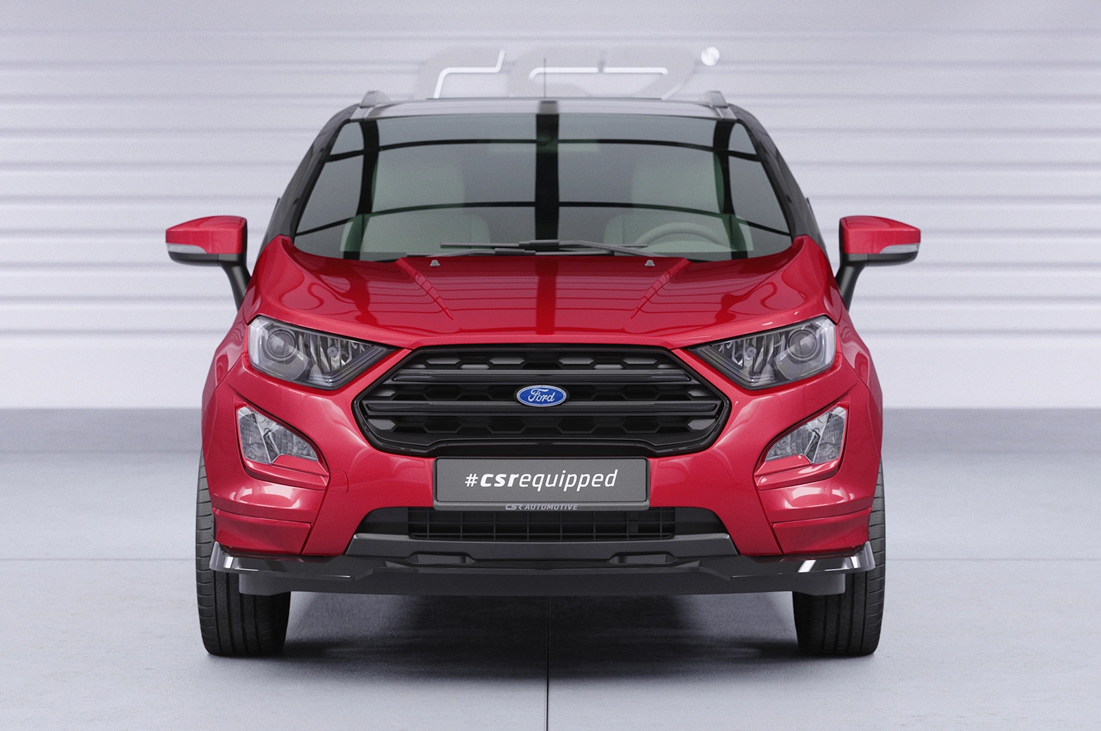 Voorspoiler Ford Ecosport MK2 ST-Line glans zwart