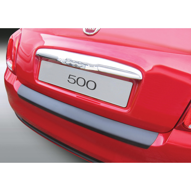 ABS Achterbumper beschermlijst  Fiat 500/500C 7/2015- Zwart