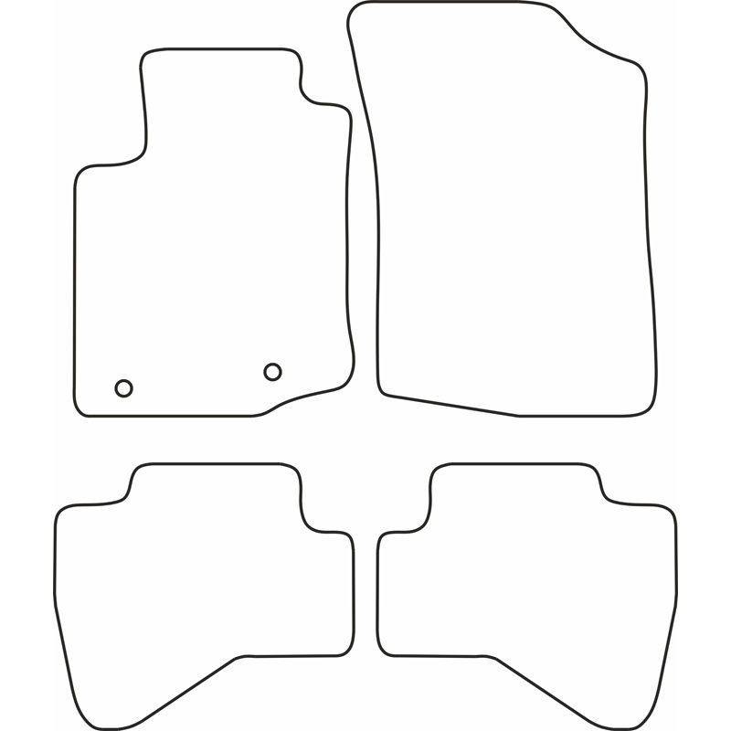 Automatten Velours  Citroen C1 2014-