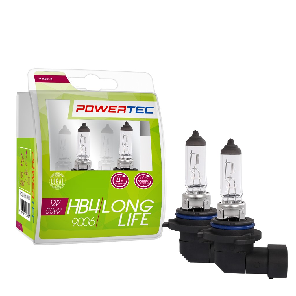 Mtech Powertec SuperWhite HB4 lampen 12V DUO