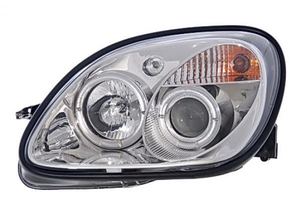 Faros Mercedes SLK 98-00 Angel Eyes cromo
