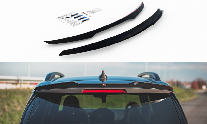 Dakspoiler Mini Countryman F60 Maxton Design glans zwart