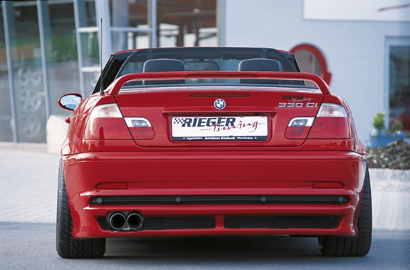 Achterbumperaanzet BMW E46 coupe/cabrio Rieger
