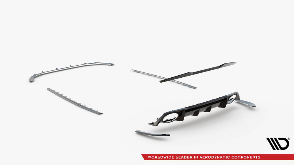 Set Carbon Splitters Audi RS3 8y Sedan
