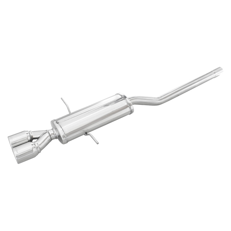 100% RVS Sportuitlaat  Mini R56 1.6 Cooper S (184pk) 2011- Ø55mm 2x80mm