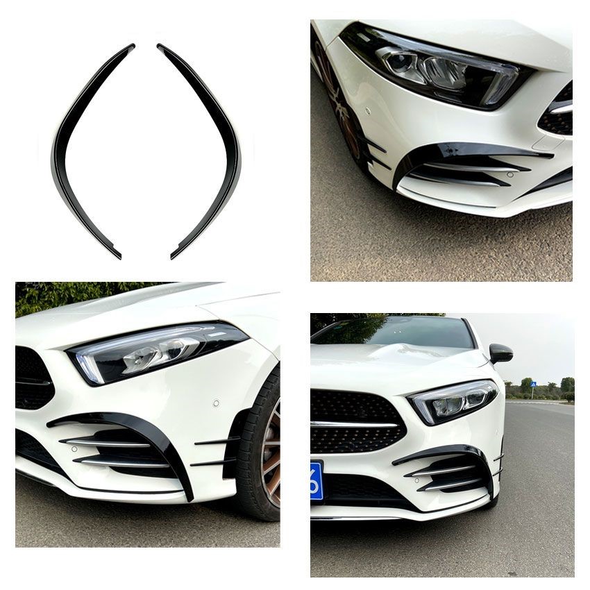 Canards Mercedes A Klasse W177 AMG line Glans Zwart