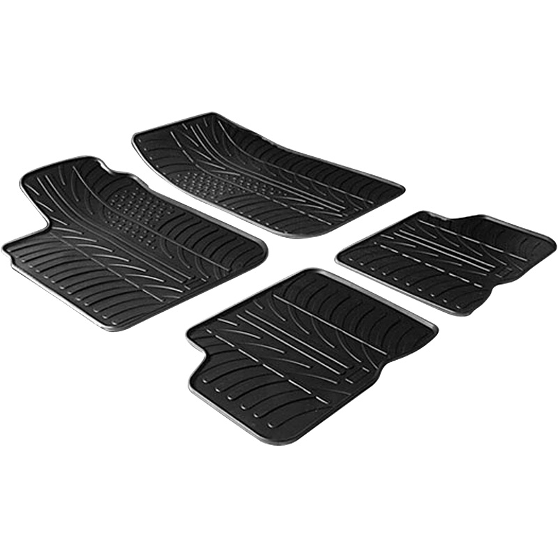 Rubbermatten  Dacia Logan 2005-2013 (T profiel 4-delig)