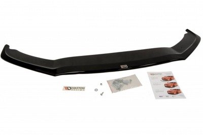 Voorspoiler V.2 Volkswagen Scirocco R Maxton Glans Zwart