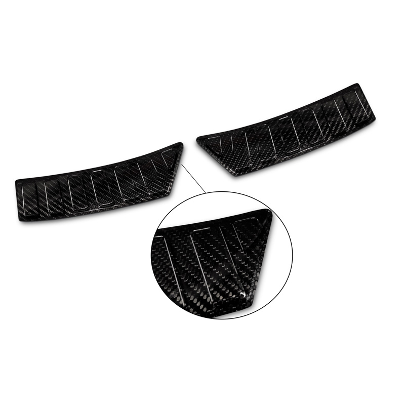 Echt 3D Carbon Achterbumperprotector  Ford Puma 2019- 2-delig