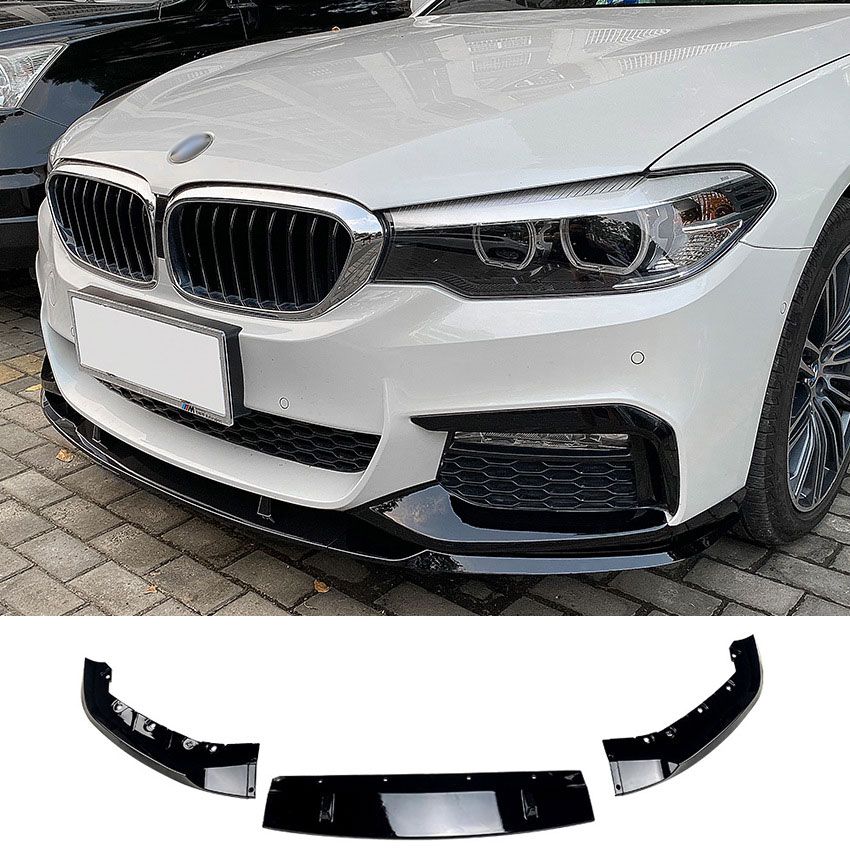 Voorspoiler BMW 5-serie M-pakket G30/G31 2017-2020 Glanzend zwart