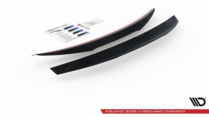 Spoilerkap Fiat 124 Spider Abarth Glanzend Zwart