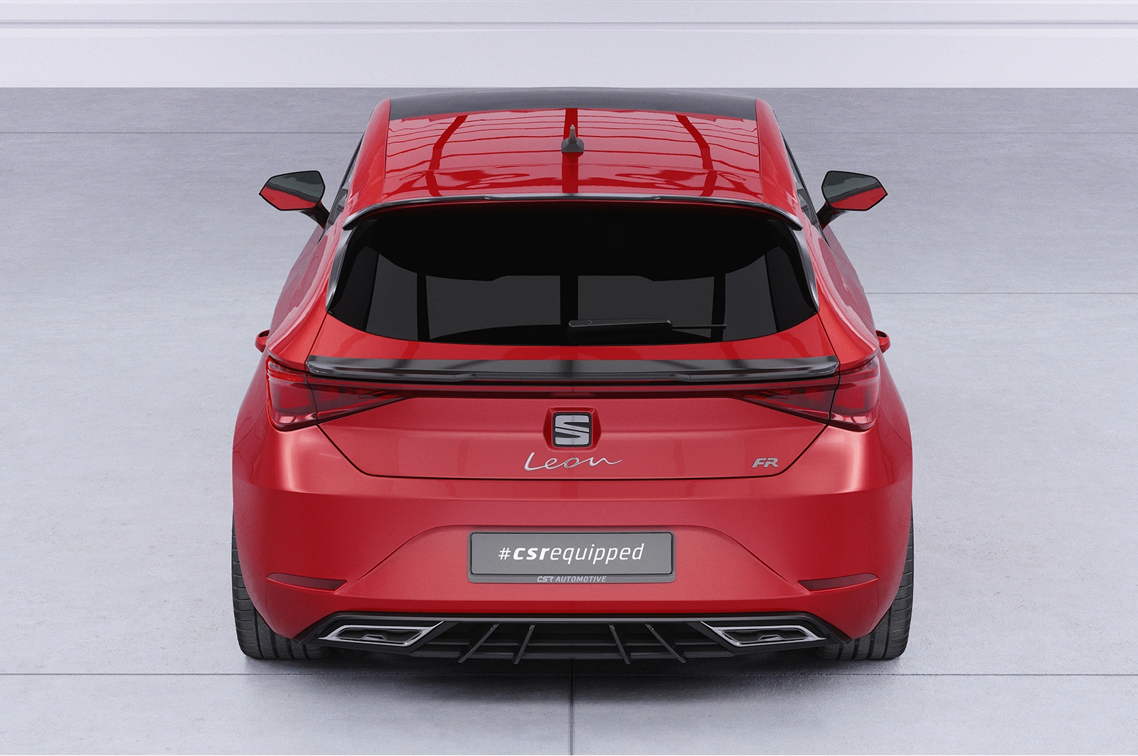 Achterspoiler Seat Leon 4 (Typ KL) Glans Zwart – CSR Automotive