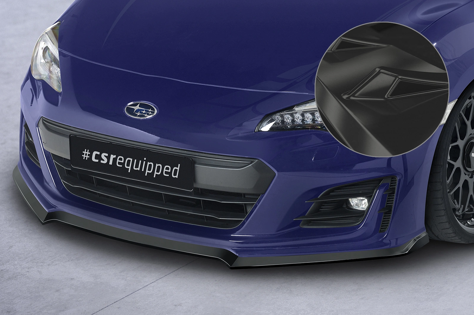 Voorspoiler Subaru BRZ 2017-2020 (Facelift) Glans Zwart – CSR