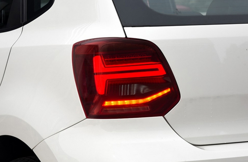Taillights VW Polo 6R 09- black/Smoke LED Cardna
