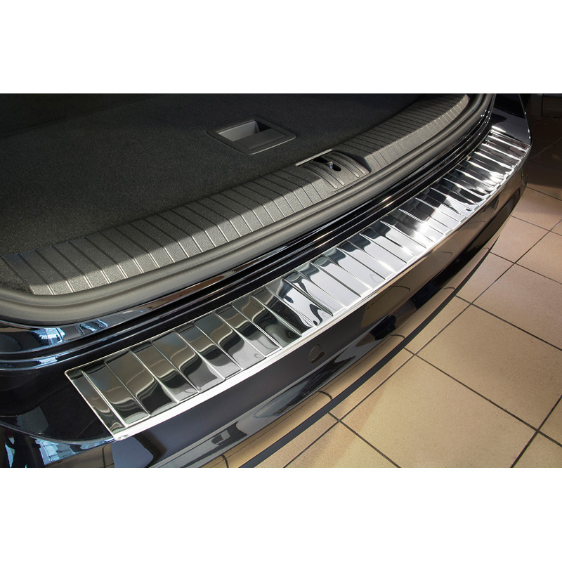 RVS Achterbumperprotector  Volkswagen Touran III 2015- incl. R-Line 'Ribs'
