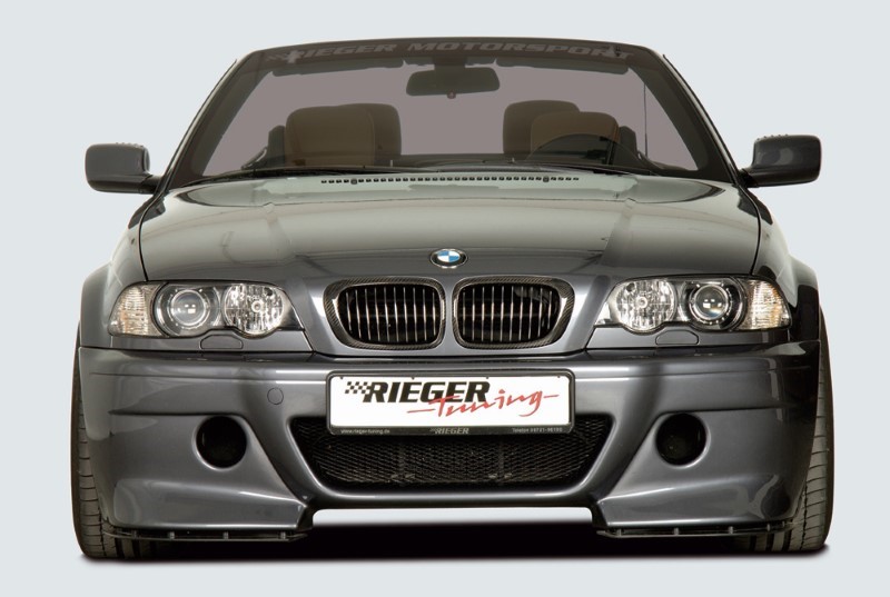 Voorbumper CS look BMW E46 coupe/cabrio Rieger