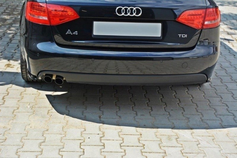 Achterzij Spoilers Audi A4 B8 Glanzend Zwart