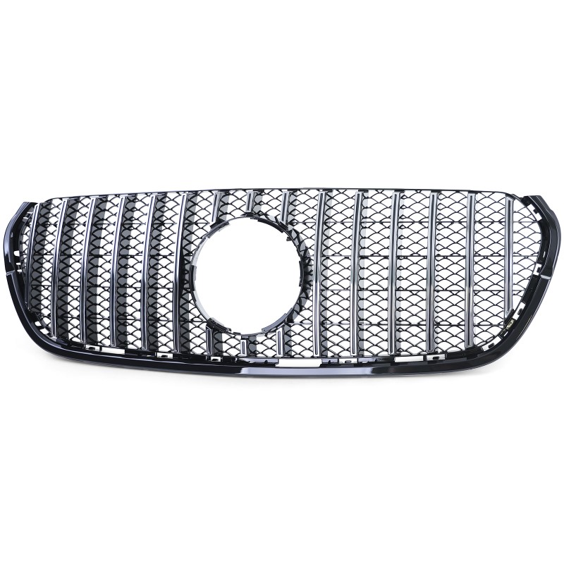 Grill Mercedes X klasse W470 17-20 GT Look Zwart/Chroom