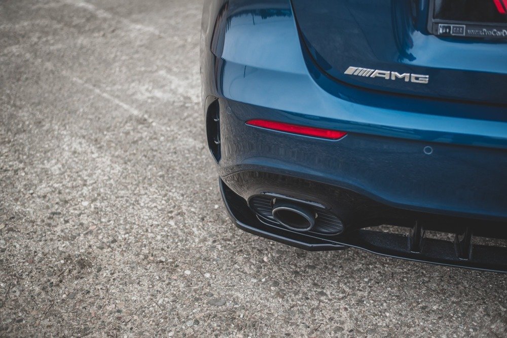 Diffusor Hoeken Mercedes A Klasse W177 A35 AMG Glans Zwart