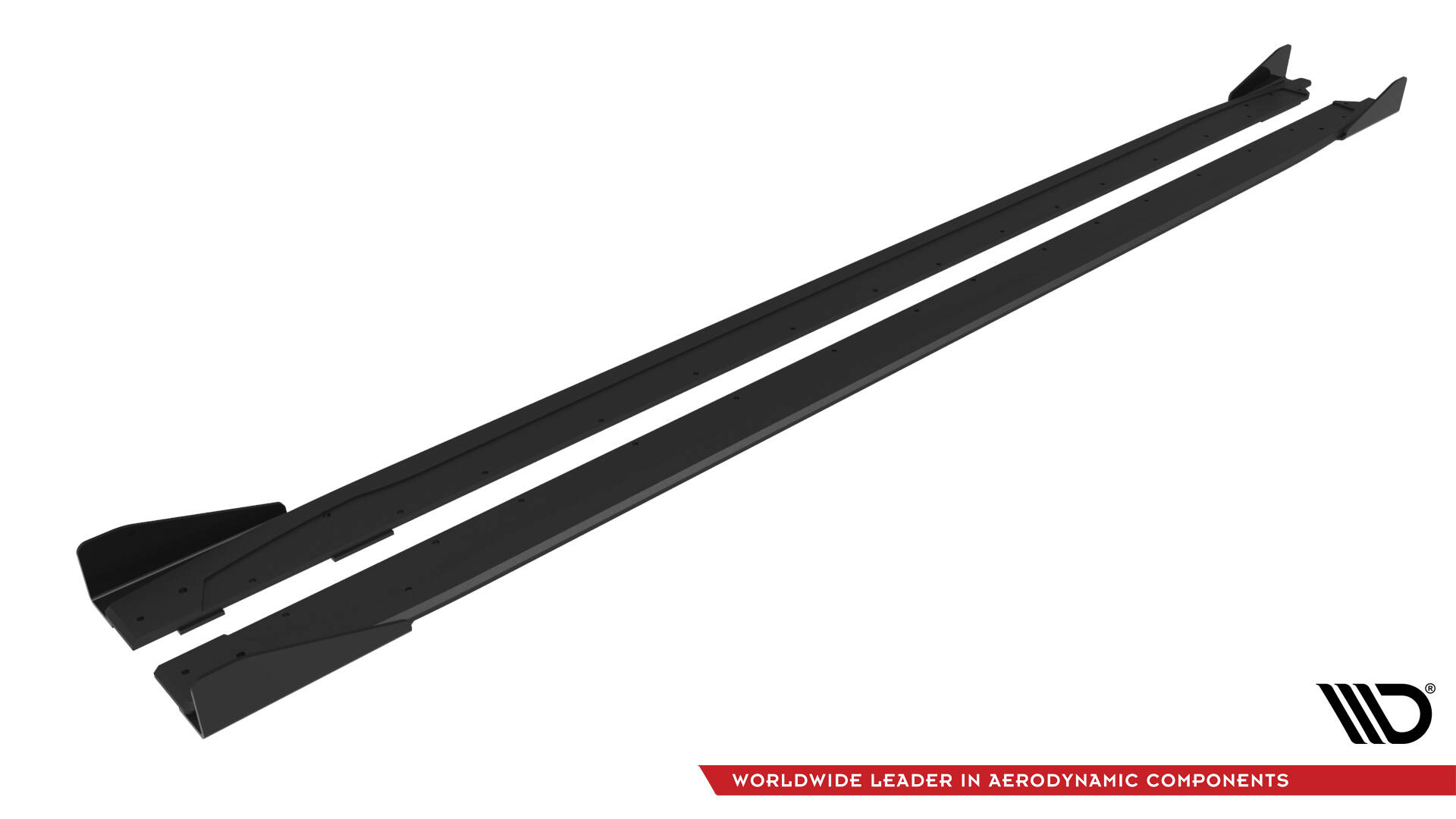 Street Pro Zijskirts + Flaps Audi S3 / A3 S-line 8Y Facelift Maxton Glanzend zwart