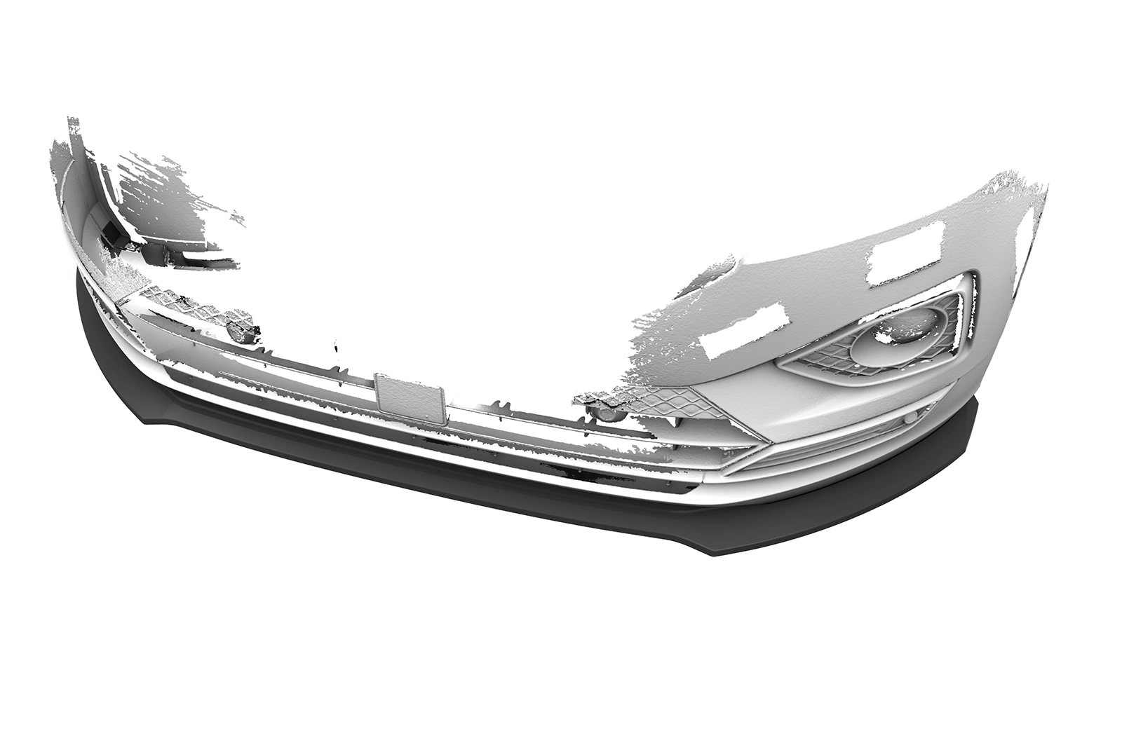 Voorspoiler Seat Tarraco glans zwart