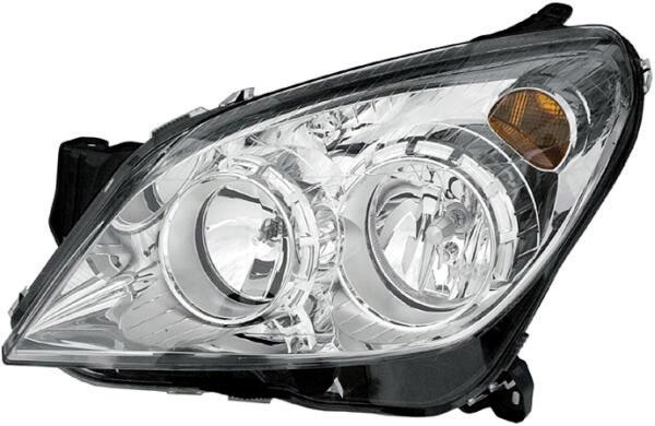 Koplamp rechts ASTRA H 04-09 HELLA H7+H1