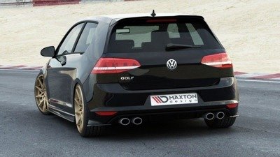Zijdiffusers VW Golf 7 R Glans Zwart