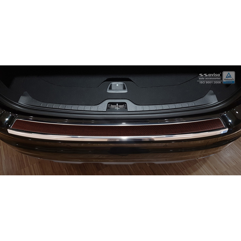 RVS Achterbumperprotector 'Deluxe' Volvo XC60 2013-2016 Chroom/R