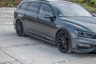 Zijskirts VW Passat R-Line B8 Glans Zwart