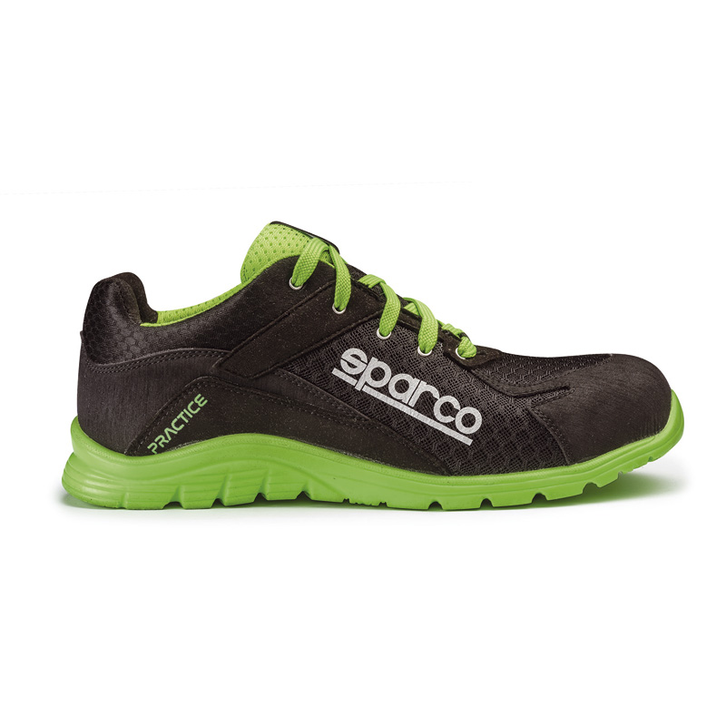 Sparco Lichtgewicht Werkschoenen Practice S1P Keke Zwart/Groen Maat 37