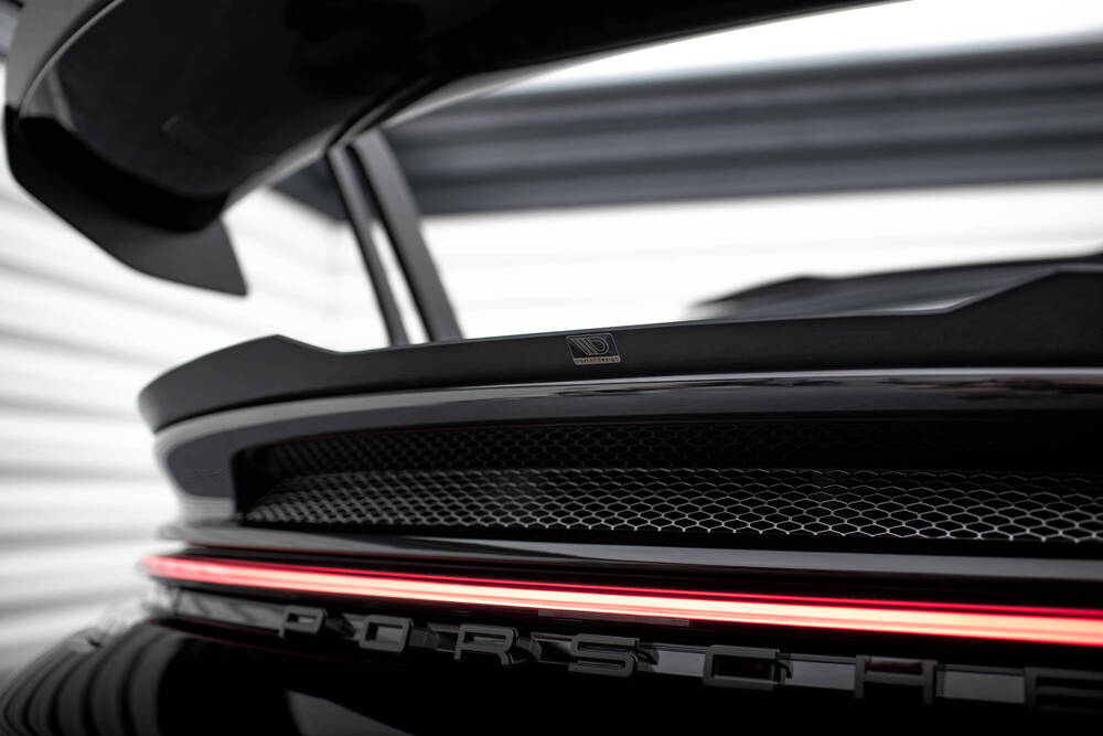 Spoiler V.2 Porsche 911 992 GT3 Maxton Glans Zwart