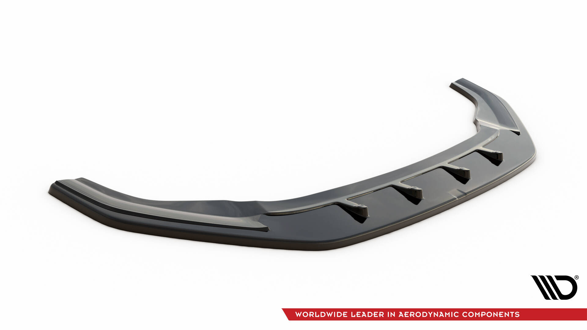 Voorspoiler VW Golf 7.5 GTI Facelift Glans Zwart