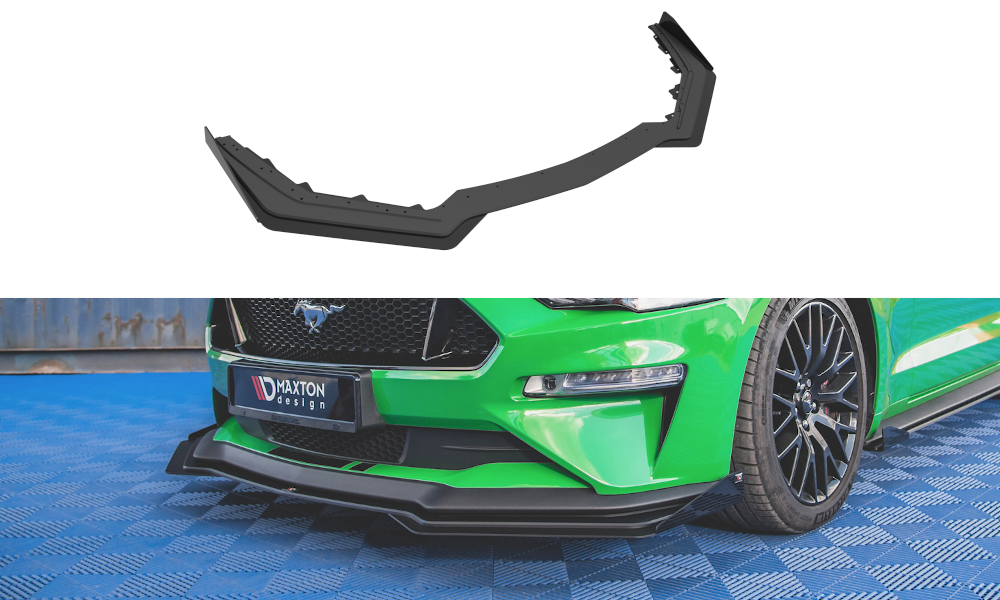 Voorspoiler V.2 met Canards Ford Mustang GT MK5 FL Maxton Street Pro