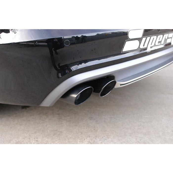 AUDI A6 C7 4G (Sedan + Avant) 2.0 TFSI (211 Hp) 2011 -> 2012 Rear pipe Left 100x75 BLACK (Muffler de
