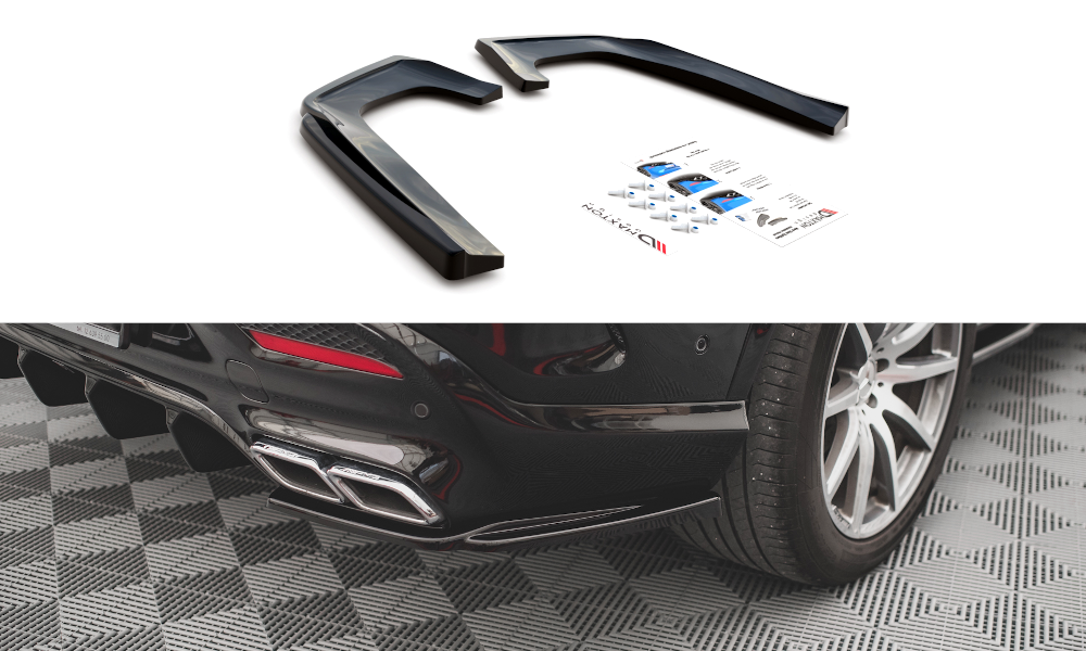 Zijdiffusers V.1 Mercedes GLE 63 AMG Maxton Design glans zwart