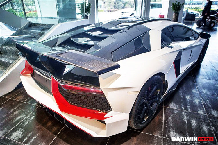 Lamborghini Aventador LP700 LP740 Coupe/Roadster BKSS Style Carbon Fiber Spoiler 2011-2016