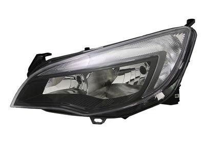 koplamp, H7+H7, elektr verstelb, incl stelmotortje, smoke, links