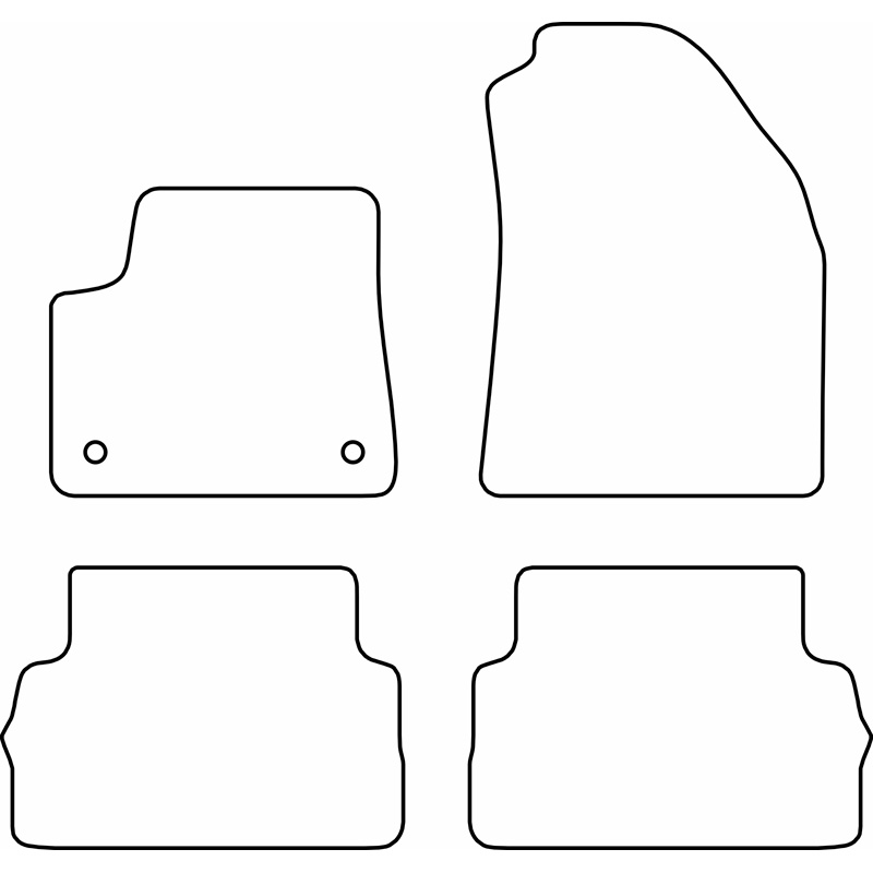 Automatten Velours  Citroën e-C3 2024-