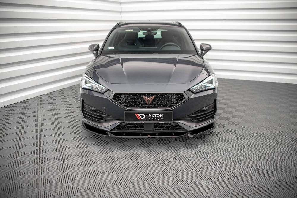 Voorspoiler V.3 Seat Leon Cupra Maxton Glans Zwart