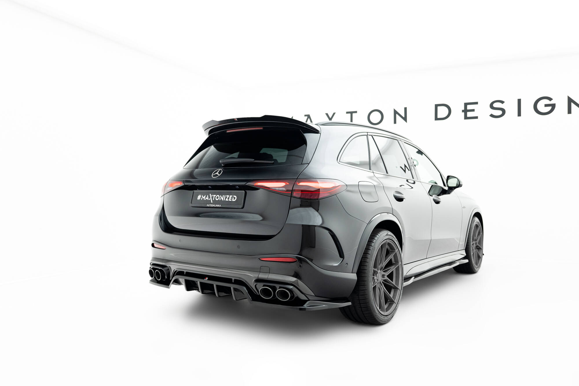 Spoiler Cap Mercedes-AMG GLC 43 X254 Maxton Glanzend zwart
