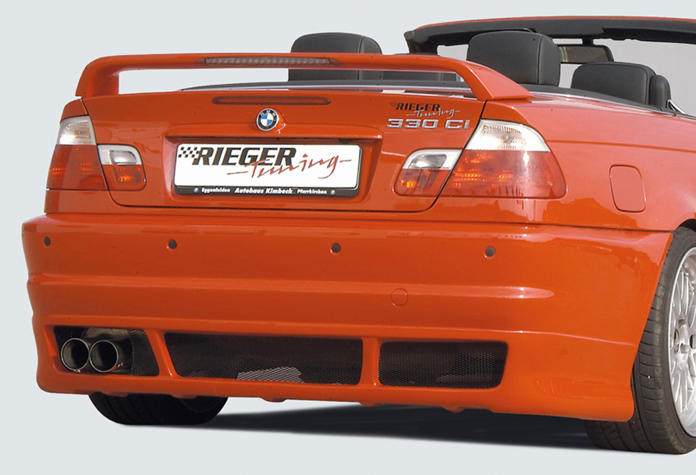 Voorbumper CS look BMW E46 coupe/cabrio Rieger