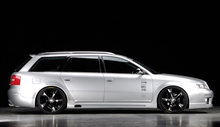 Zijskirts Audi A6 4B Rieger met uitsnede