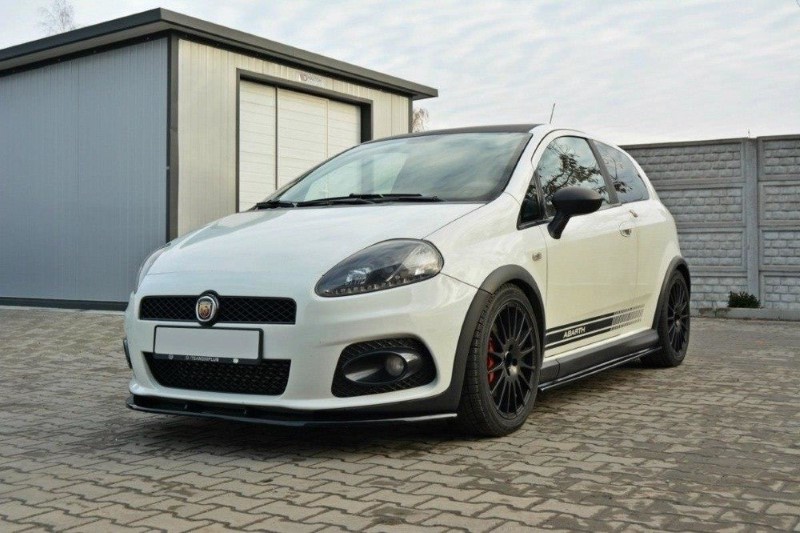 Voorspoiler Fiat Grande Punto Abarth V.2 Glanzend Zwart