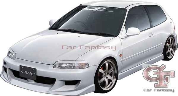 Zijskirts Honda Civic HB 3drs 9/91-9/95 JP-Style