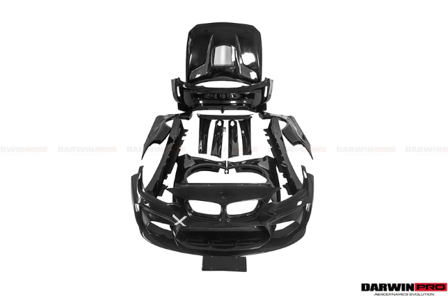 BMW M2 F87 VR Style Deels Carbon Fiber Wide Full Body kit 2016-2020