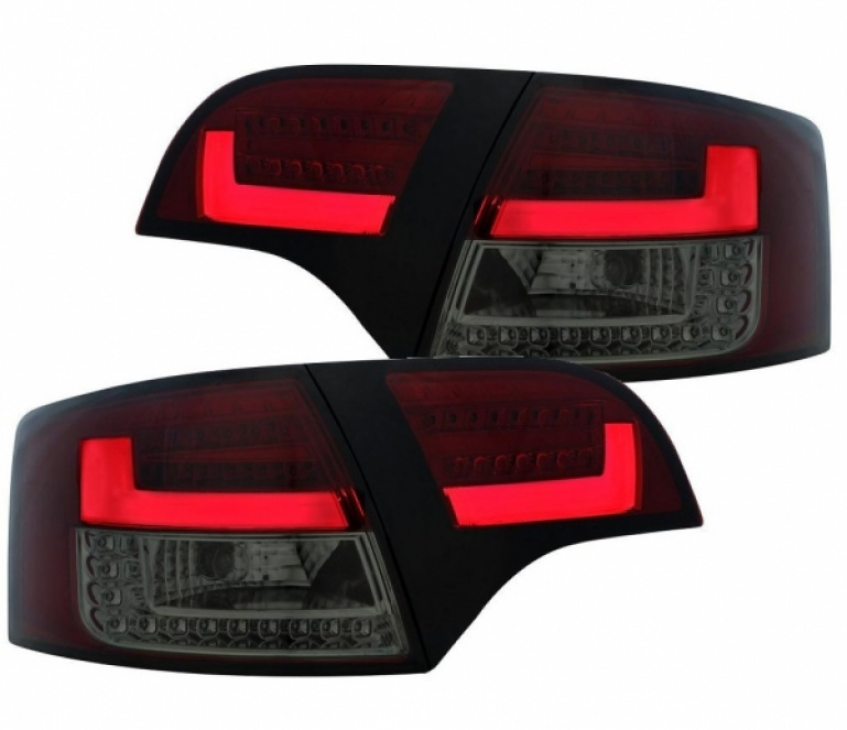 Taillights Audi A4 8E B7 04-08 Avant Dynamic LED black/smoke